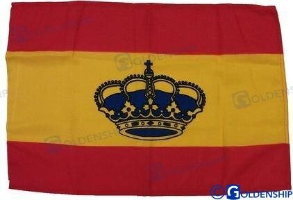 FLAGGE ESPAÑOLA 30X45º MIT EMBLEM