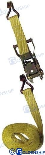 SPANNGURT 1,5" - YELLOW -6 M