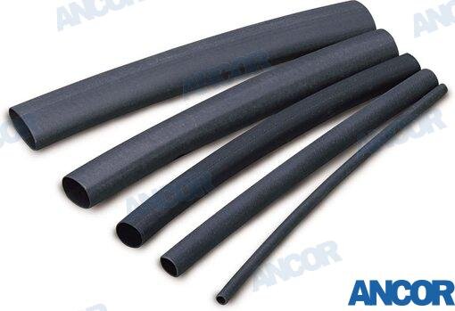 SCHRUMPFSCHLAUCH 4,8-1,6MM SCHWARZ
