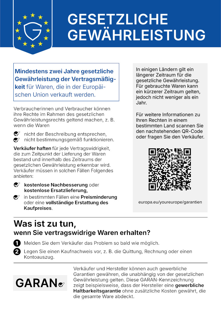 Gewährleistungslabel
